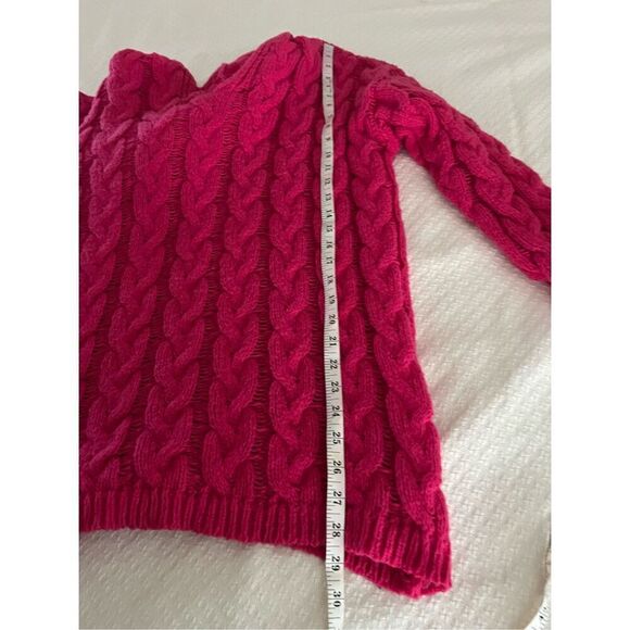 Hot pink braided hooded sweater size 1xl - Picture 7 of 7
